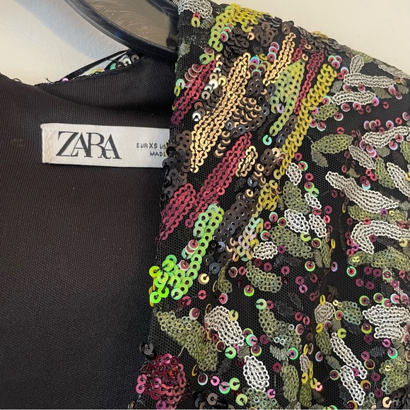 Zara mini sequin dress XS - Picture 3 of 7